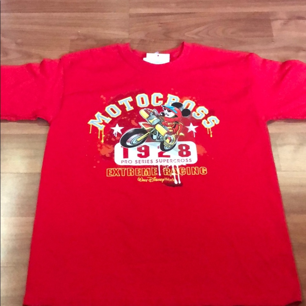 Motocross Mickey 1928 Kids Tee